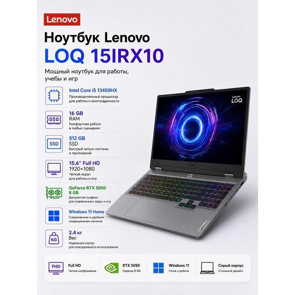 Ноутбук Lenovo LOQ 15IRX10