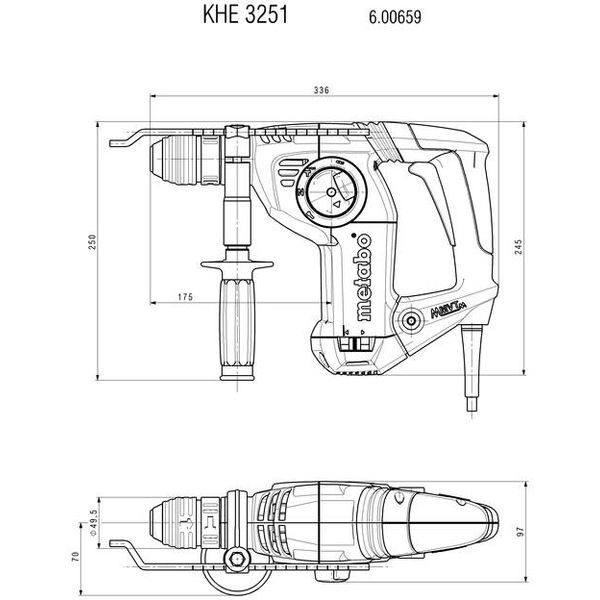 Перфоратор Metabo KHE 3251 (600659000)