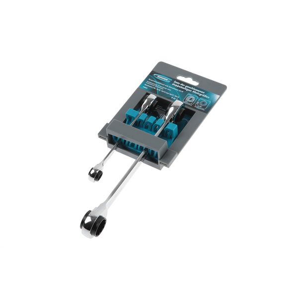 Набор ручного инструмента Gross 14893 ключи накидные с трещоткой 2шт