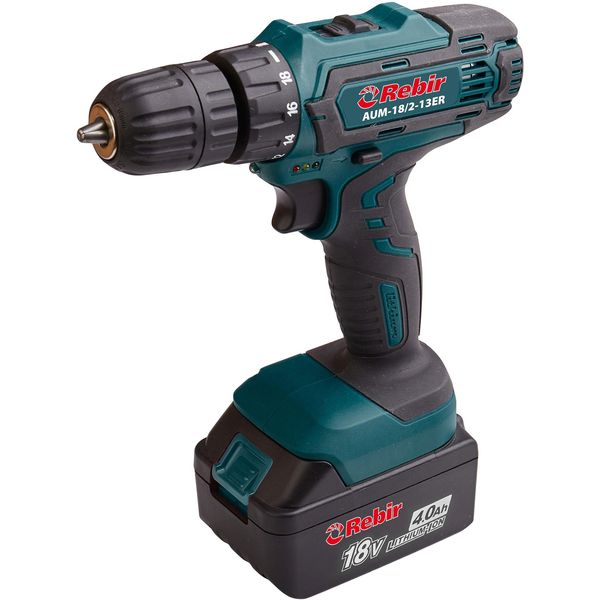 Шуруповерт аккумуляторный Rebir AUM-18/2-13ER