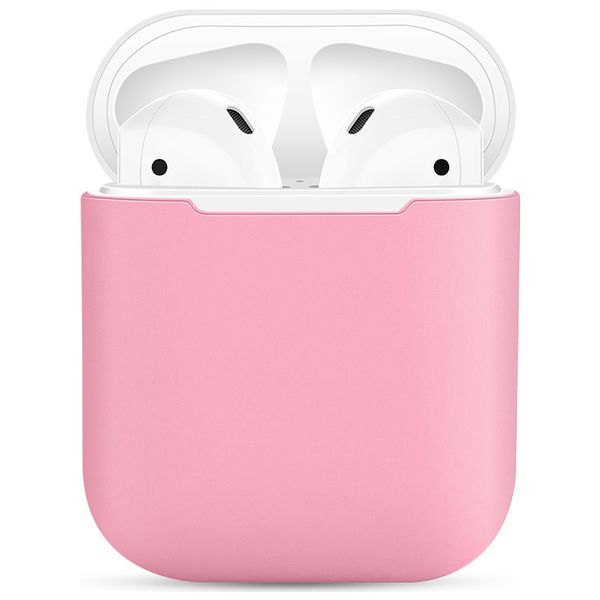 Чехол для AirPods EVA для 1/2 силиконовый Pink/White (CBAP03PW)