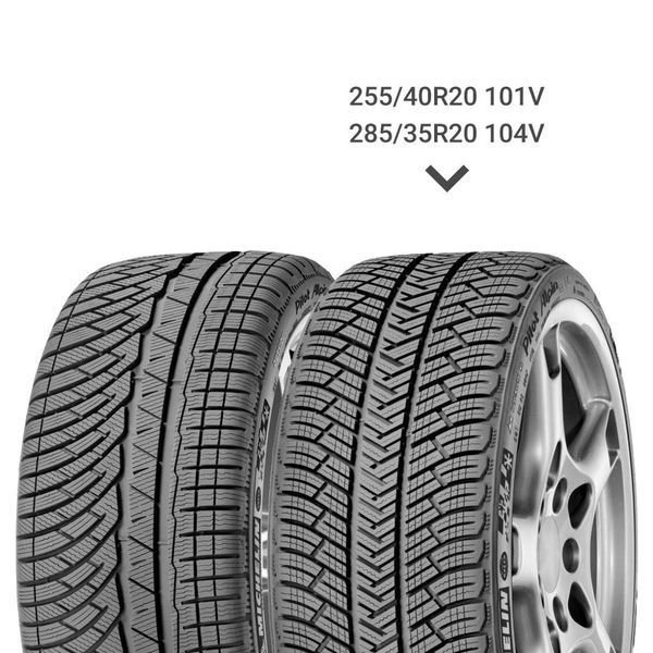 Шина зимняя Michelin 285/35/20 V 104 Pilot Alpin 4 XL (MO)