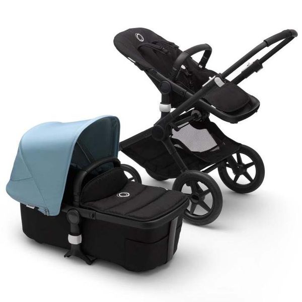 Коляска 2 в 1 Bugaboo Fox2 Black/Black-Vapor Blue complete (239122VB01)