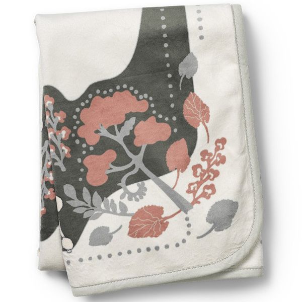 Плед Elodie Velvet Rebel Poodle Vanilla White (30320128618NA)