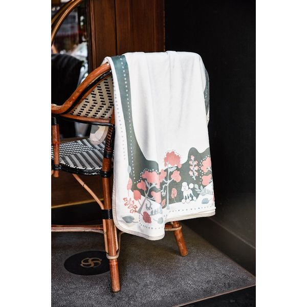 Плед Elodie Velvet Rebel Poodle Vanilla White (30320128618NA)