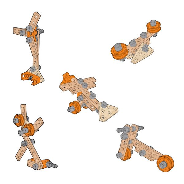 Конструктор детский Hape E3031_HP Стартовый комплект 42 элемента