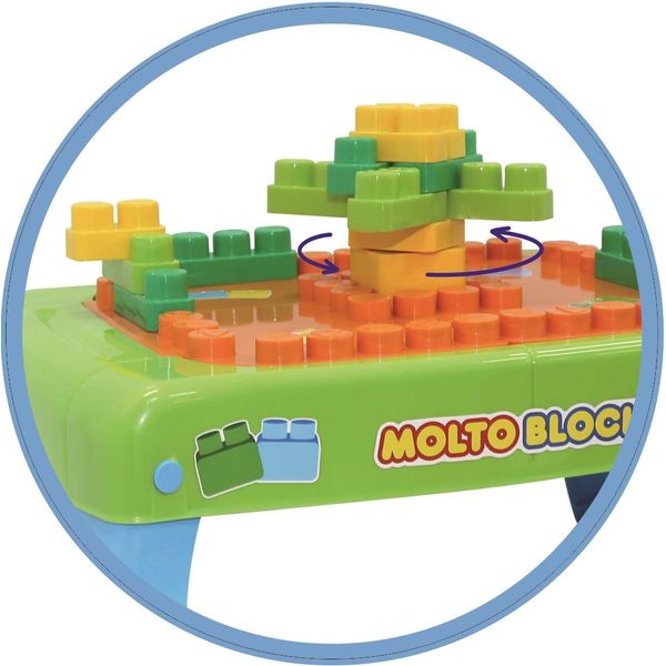 Конструктор детский Molto 57990_PLS ,20 элем. зелёный