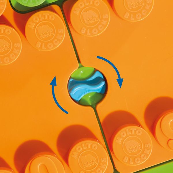 Конструктор детский Molto 57990_PLS ,20 элем. зелёный