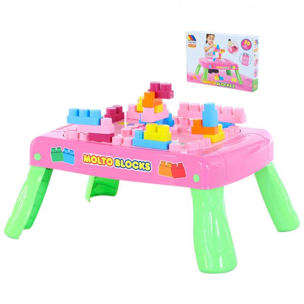 Конструктор детский Molto 58003_PLS, 20 элем.розовый