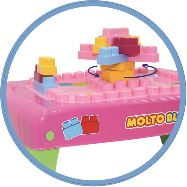 Конструктор детский Molto 58010_PLS ,20 элем.розовый