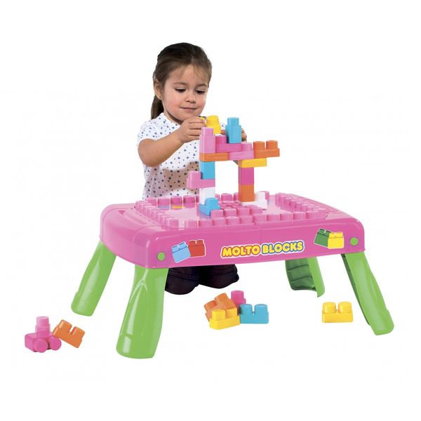 Конструктор детский Molto 58010_PLS ,20 элем.розовый