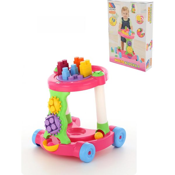 Конструктор детский Molto 58140_PLS 13 элем.розовая