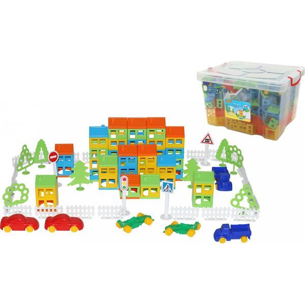 Конструктор детский Cavallino 56412_PLS Построй свой город (462 элемента)