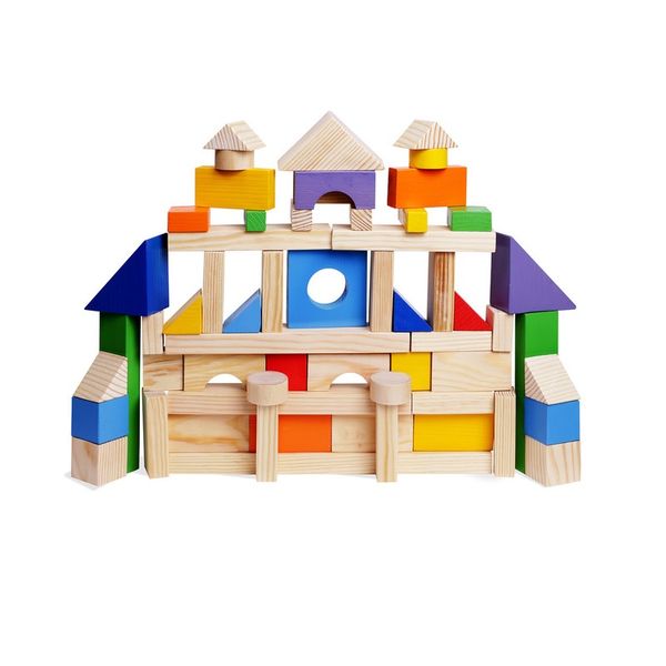 Конструктор детский Paremo PE117 Деревянный 85 деталей