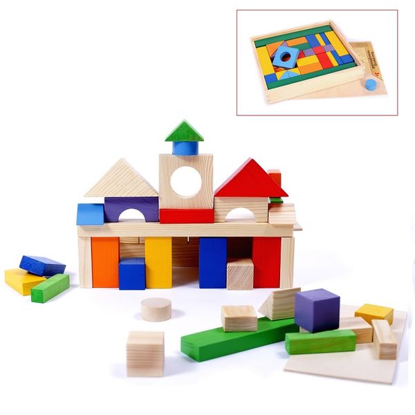 Конструктор детский Paremo PE117-11 Деревянный 51 деталь