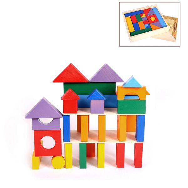 Конструктор детский Paremo PE117-15 Деревянный 35 деталей