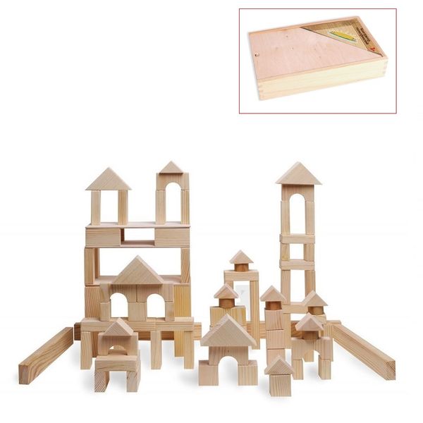 Конструктор детский Paremo PE117-3 Деревянный 85 деталей