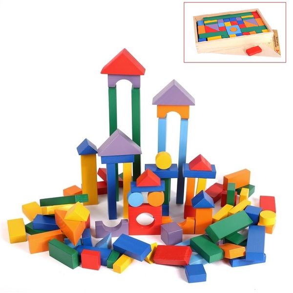 Конструктор детский Paremo PE117-5 Деревянный 85 деталей