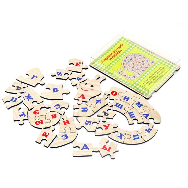 Конструктор детский Paremo PE120-23 Алфавит Улитка 33 элемента