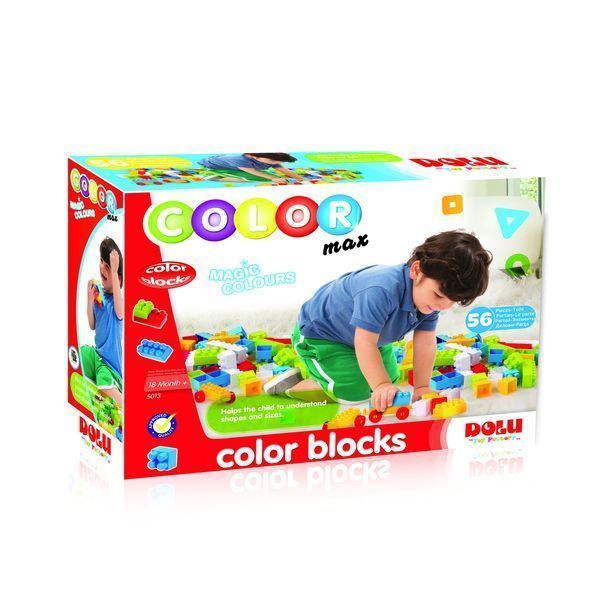 Конструктор детский Dolu DL_5013 56 элементов, в коробке