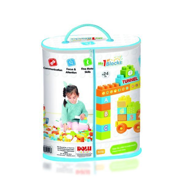 Конструктор детский Dolu DL_5016 75 элементов, в сумке