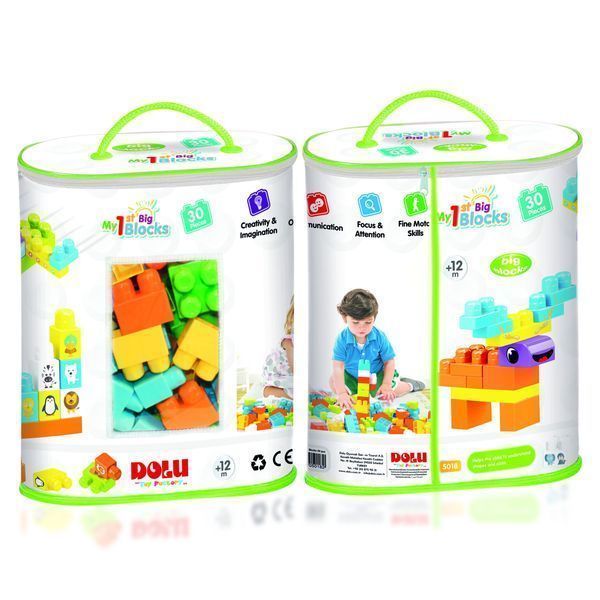 Конструктор детский Dolu DL_5018 30 элементов, в сумке