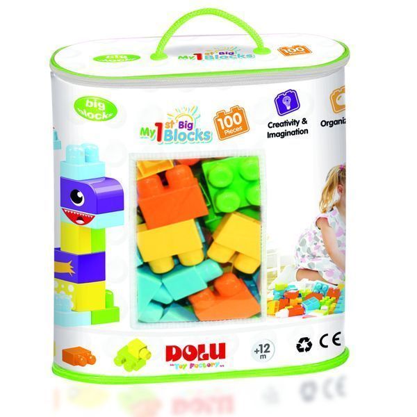 Конструктор детский Dolu DL_5020 100 элементов, в сумке