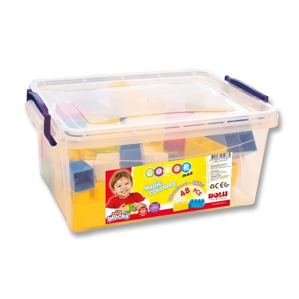 Конструктор детский Dolu DL_5088 48 эл., в пластиковом боксе