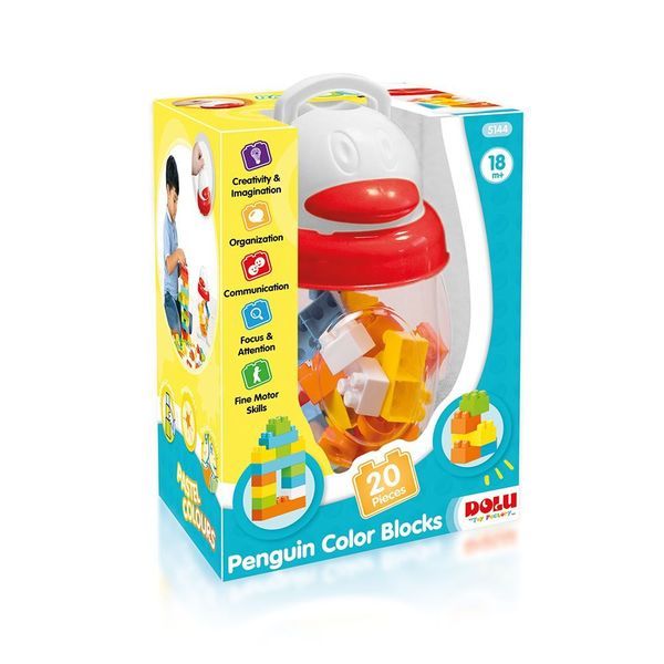 Конструктор детский Dolu DL_5144 Контейнер Пингвиненок, 20 эл.