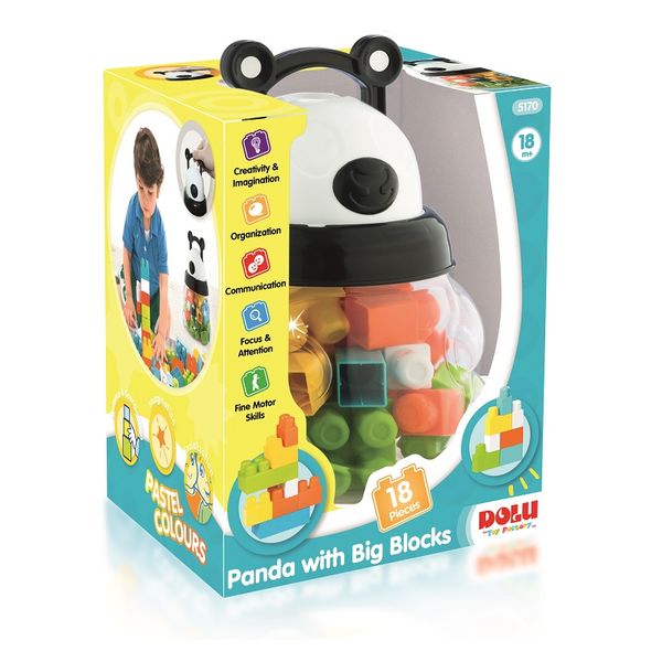 Конструктор детский Dolu DL_5170 Контейнер Панда