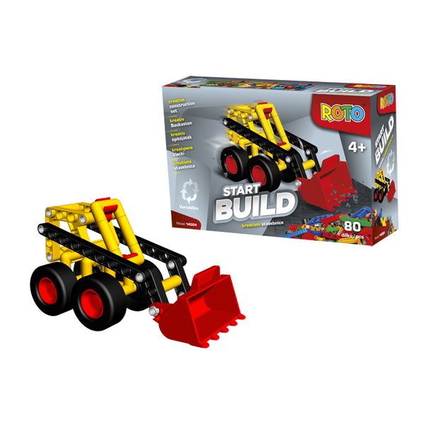 Конструктор детский Efko 14004EF-CH РОТО Бульдозер 80 деталей