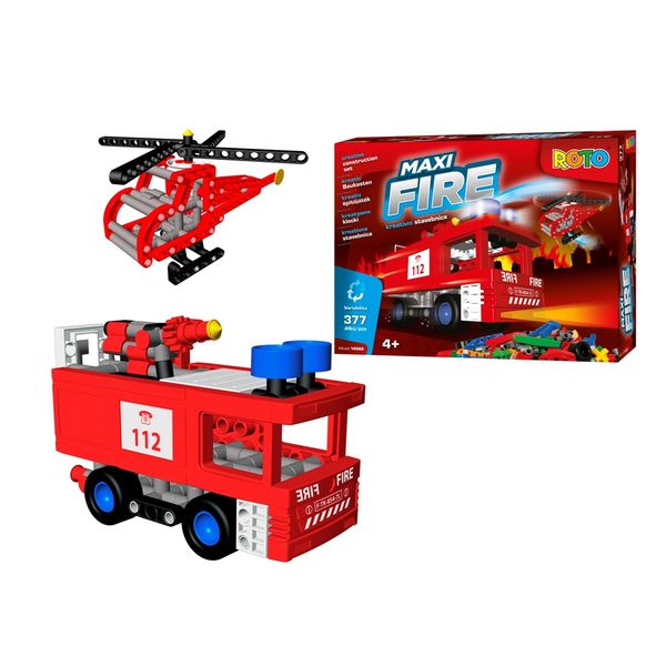 Конструктор детский Efko 14066EF-CH РОТО Пожарная техника 377 деталей