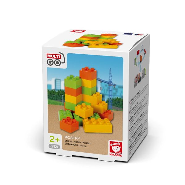 Конструктор детский Efko 37126EF-CH Строительные кубики 18 шт.