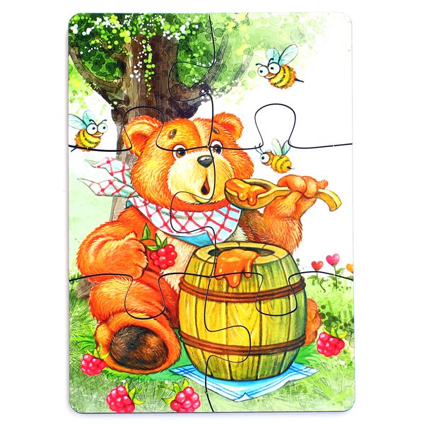 Пазл Paremo PE720-60 Медведь 6 элементов