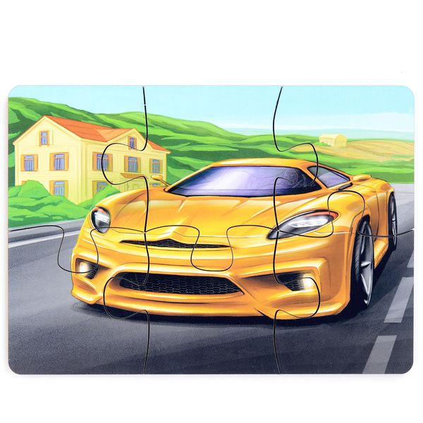 Пазл Paremo PE720-67 Машинка 6 элементов