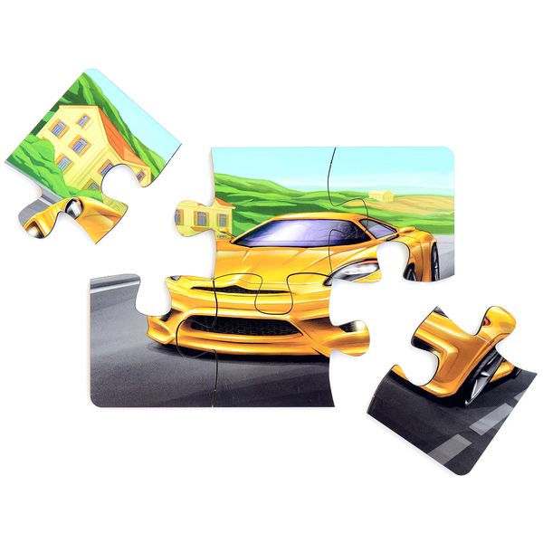 Пазл Paremo PE720-67 Машинка 6 элементов