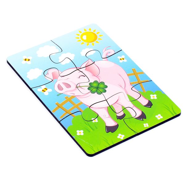 Пазл Paremo PE720-70 Поросёнок 6 элементов