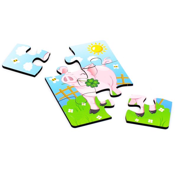 Пазл Paremo PE720-70 Поросёнок 6 элементов