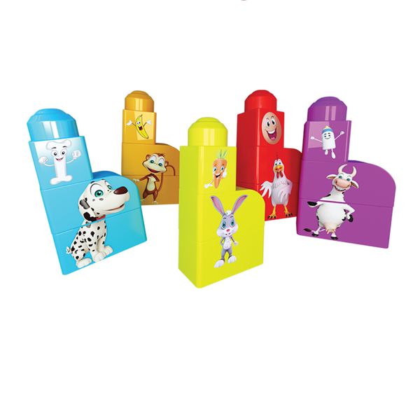 Конструктор детский Terides Т6-076 Волшебные детали: Животные, 16 предметов