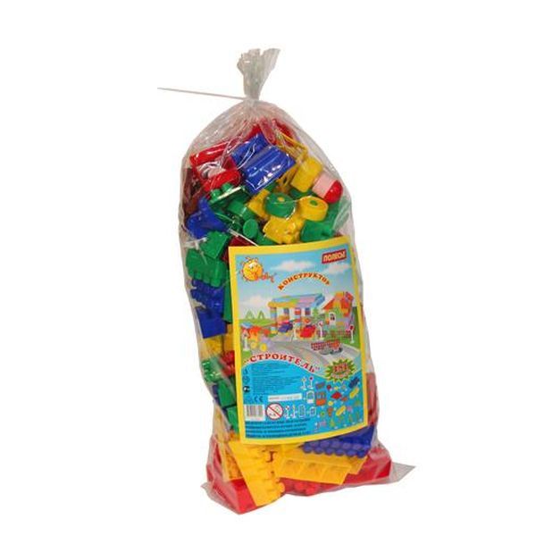 Конструктор детский Polesie Строитель (181 элем. в пакете) (36124_PLS)