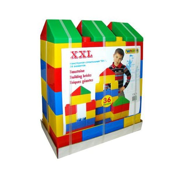 Конструктор детский Wader XXL 36 элементов (37527_PLS)