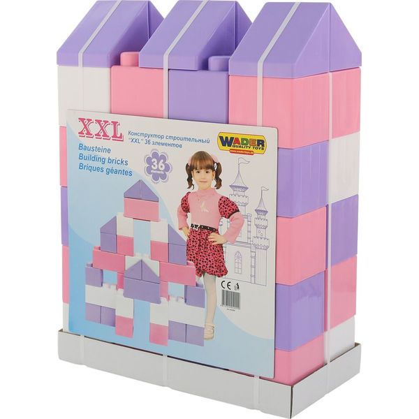 Конструктор детский Wader XXL 36 элементов (40299_PLS)