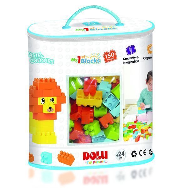 Конструктор детский Dolu DL_5017 Мой первый: 150 элементов, в сумке