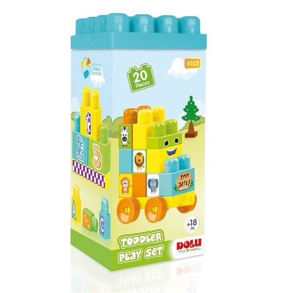 Конструктор детский Dolu DL_5023 Мой первый трек: 20 элементов