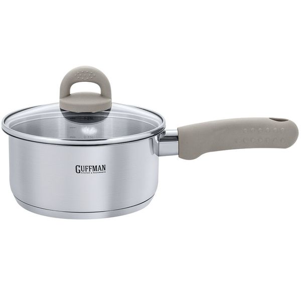 Ковш Guffman Fiesta T02-01016R 1,4 л 16 см с крышкой