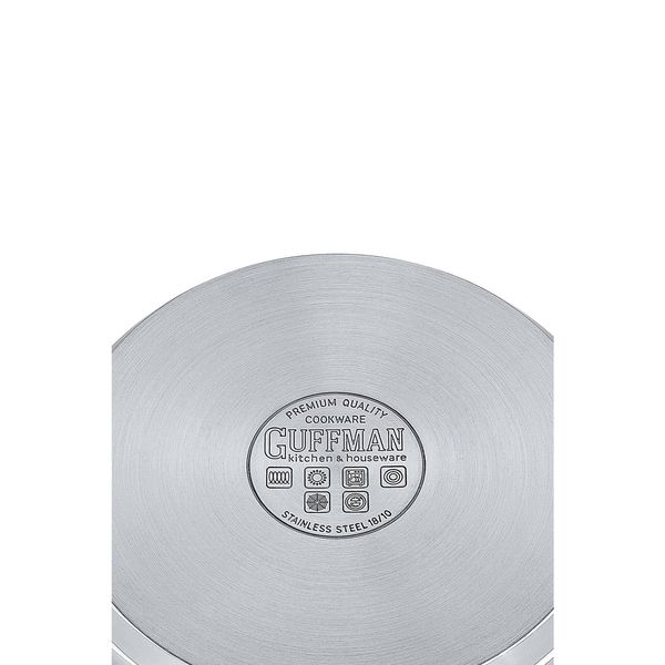 Ковш Guffman Fiesta T02-01016R 1,4 л 16 см с крышкой