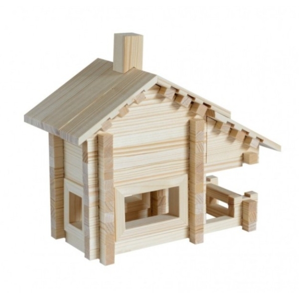 Конструктор детский ЛЕСОВИЧОК les 001 ''Разборный домик'' №1 набор 110 деталей