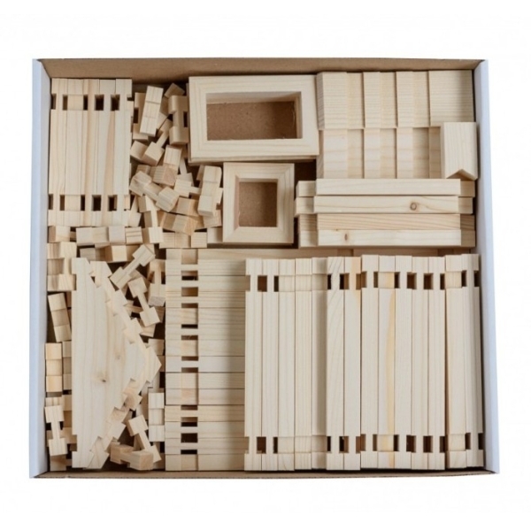 Конструктор детский ЛЕСОВИЧОК les 003 ''Разборный домик'' №3 набор 150 деталей