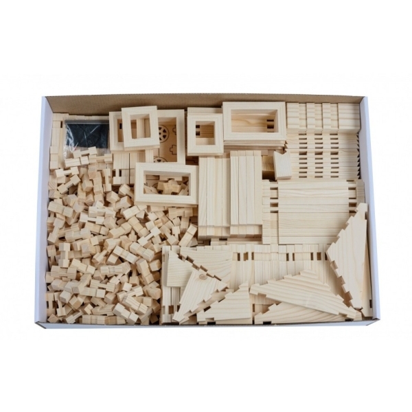 Конструктор детский ЛЕСОВИЧОК les 006 ''Разборный домик'' №6 набор 355 деталей