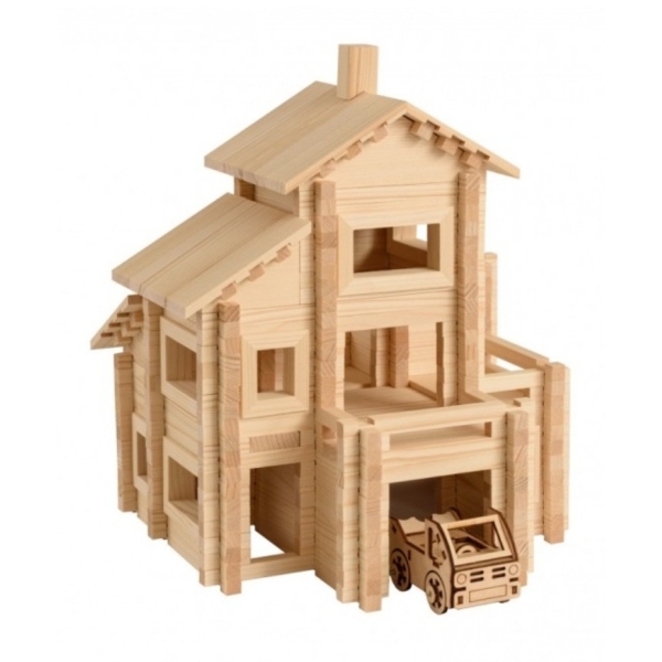 Конструктор детский ЛЕСОВИЧОК les 006 ''Разборный домик'' №6 набор 355 деталей